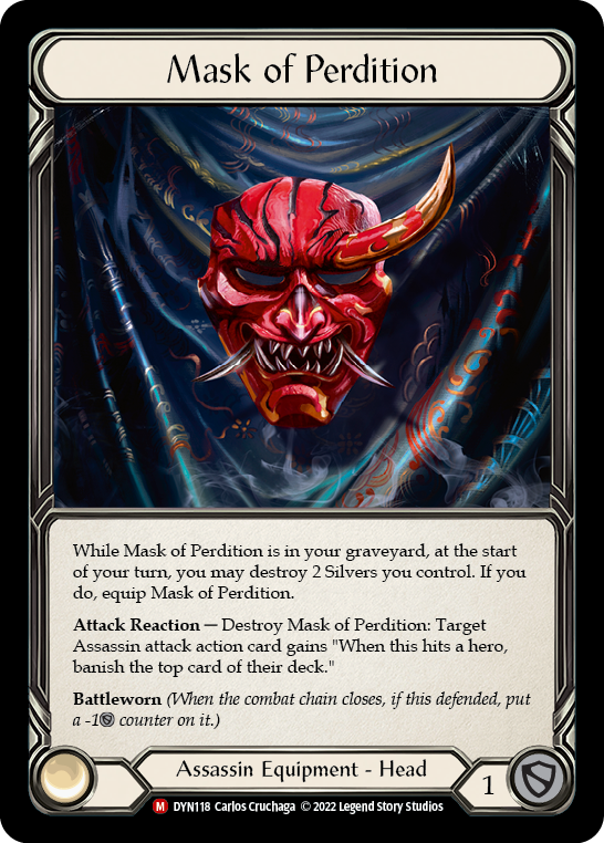 Mask of Perdition [DYN118] (Dynasty)  Rainbow Foil | Gamers Paradise