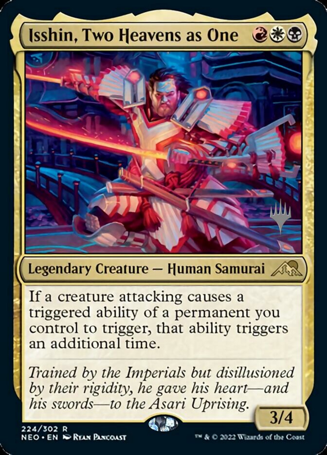 Isshin, Two Heavens as One (Promo Pack) [Kamigawa: Neon Dynasty Promos] | Gamers Paradise