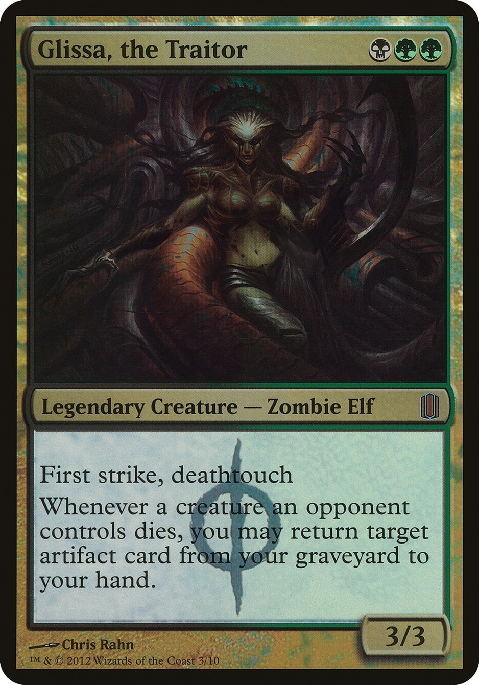 Glissa, the Traitor (Oversized) [Commander's Arsenal Oversized] | Gamers Paradise