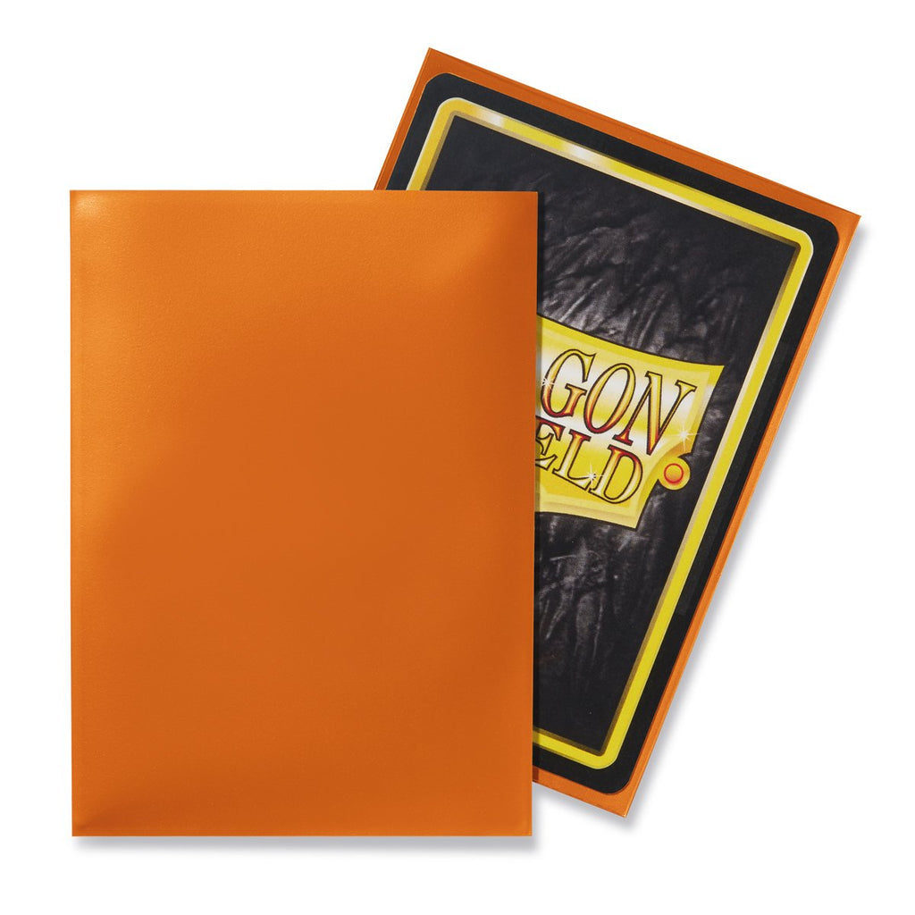 Dragon Shield: Standard 100ct Sleeves - Orange (Classic) | Gamers Paradise