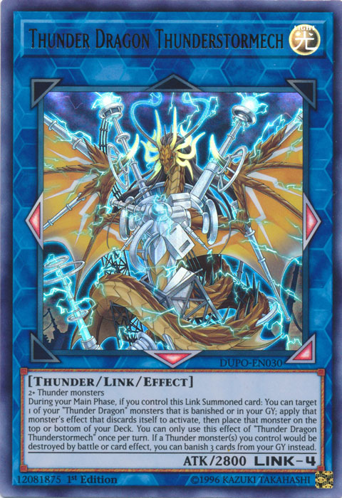 Thunder Dragon Thunderstormech [DUPO-EN030] Ultra Rare | Gamers Paradise