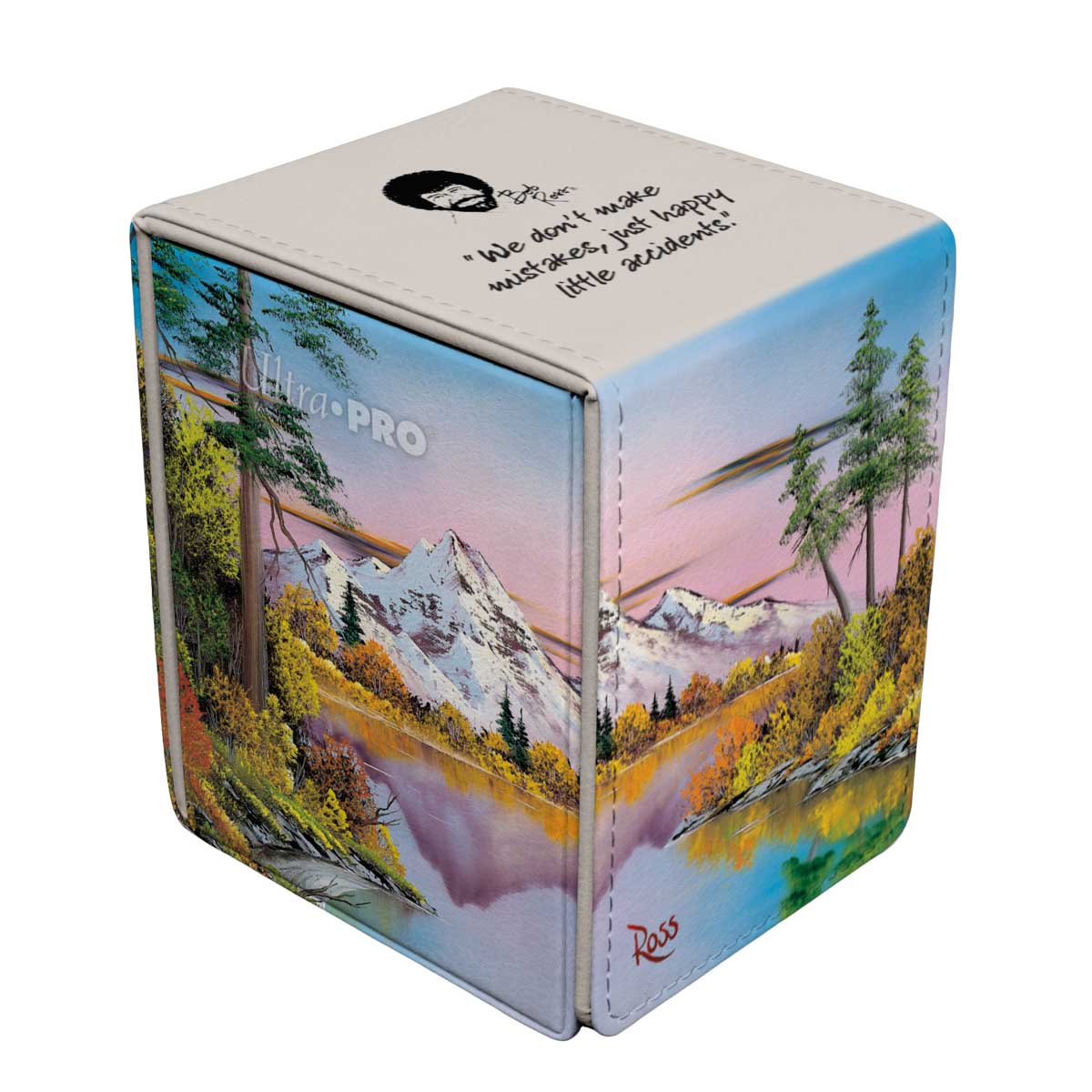 Ultra PRO: Alcove Flip Deck Box - Bob Ross (Mighty Mountain Lake) | Gamers Paradise