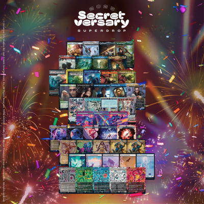 Secret Lair Drop: Secretversary Superdrop 2023: Goodie Bag Loaded with Non-Foils Bundle | Gamers Paradise