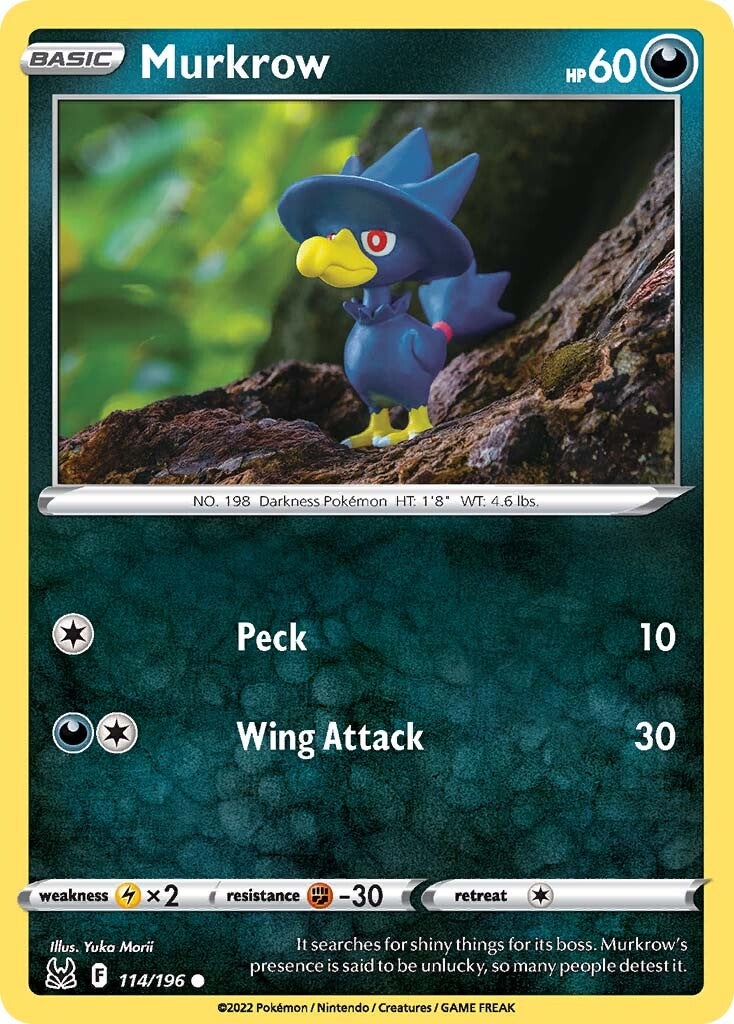 Murkrow (114/196) [Sword & Shield: Lost Origin] | Gamers Paradise