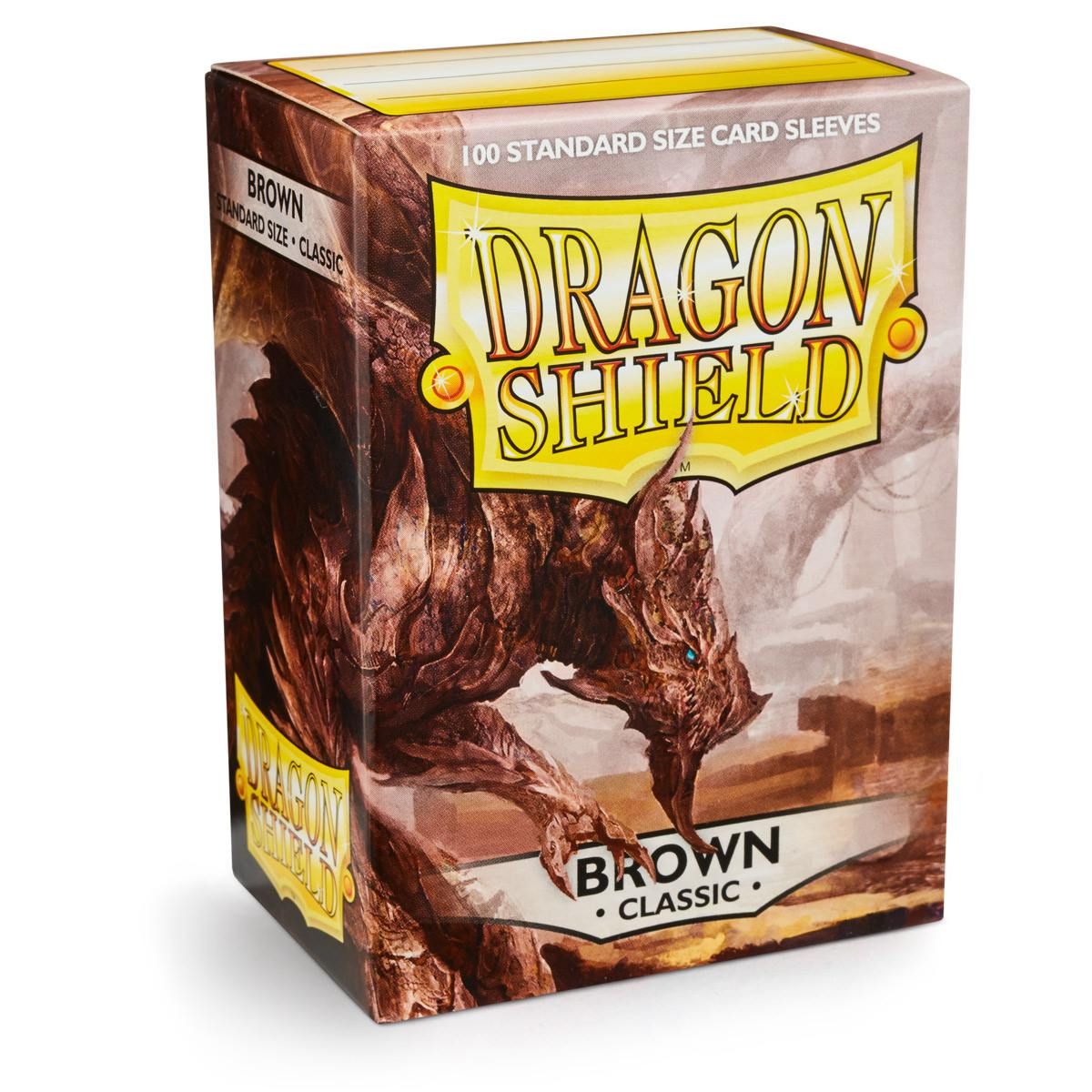 Dragon Shield: Standard 100ct Sleeves - Brown (Classic) | Gamers Paradise
