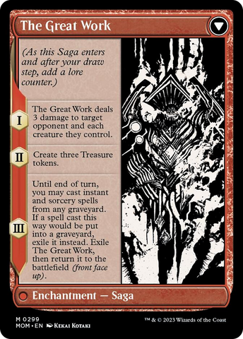Urabrask // The Great Work (Showcase Planar Booster Fun) [March of the Gamers Paradise Urabrask // The Great Work (Showcase Planar Booster Fun) [March of the Gamers Paradise