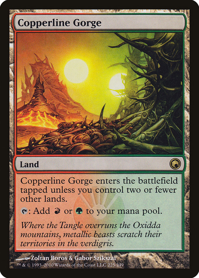 Copperline Gorge [Scars of Mirrodin] | Gamers Paradise