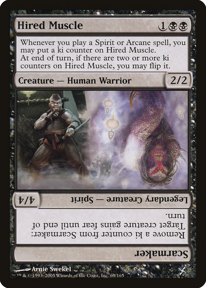 Hired Muscle // Scarmaker [Betrayers of Kamigawa] | Gamers Paradise