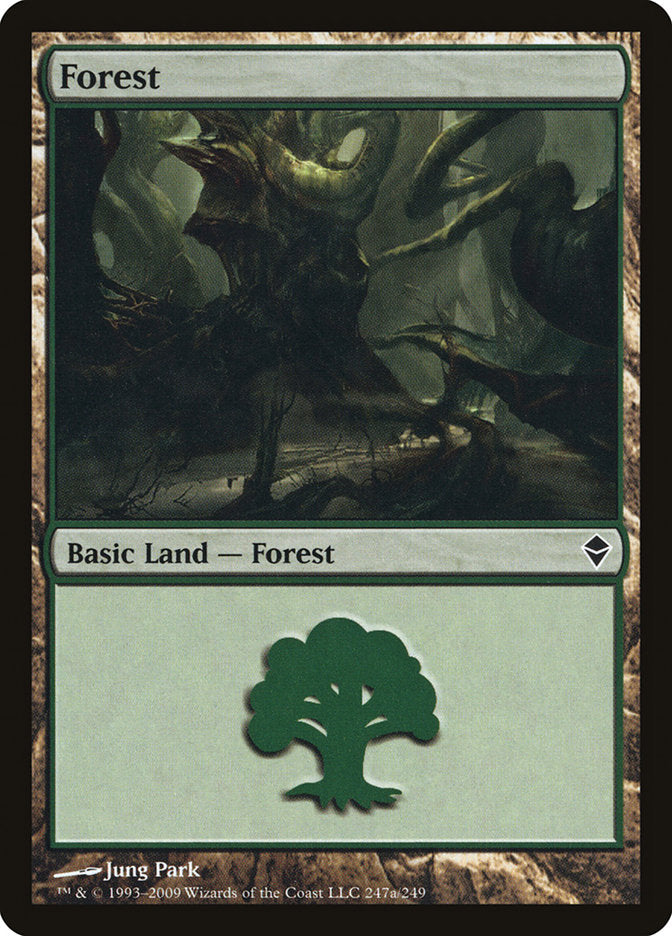 Forest (247a) [Zendikar] | Gamers Paradise