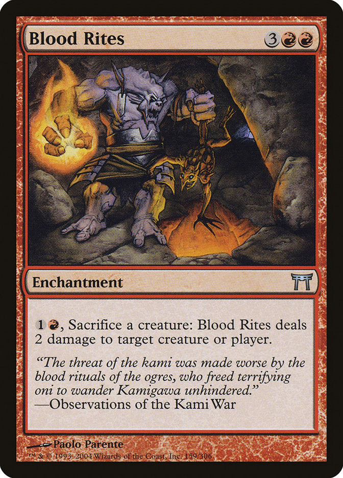 Blood Rites [Champions of Kamigawa] | Gamers Paradise