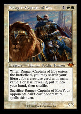 Ranger-Captain of Eos (Retro Foil Etched) [Modern Horizons] | Gamers Paradise