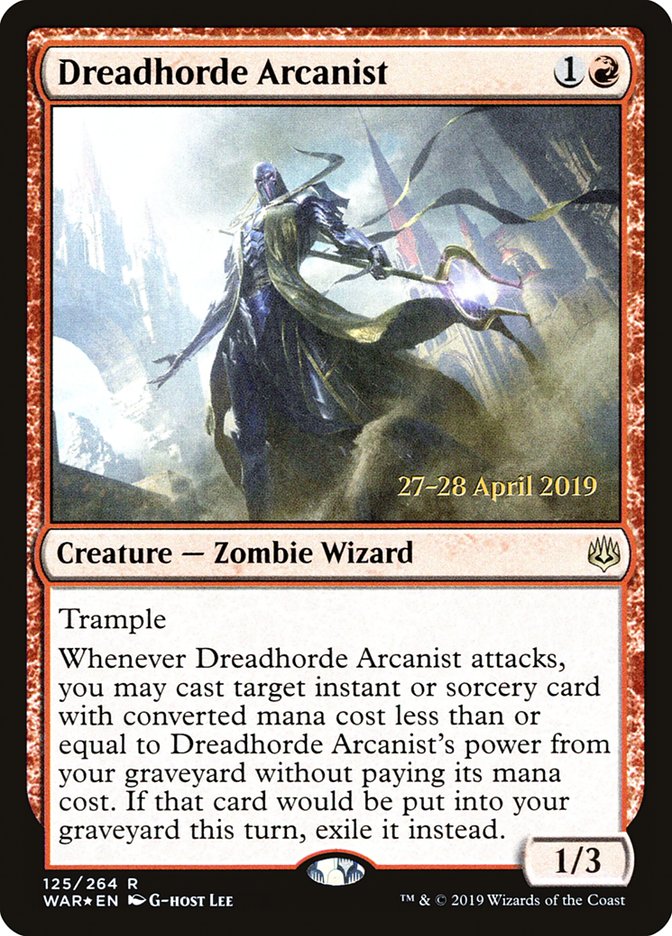 Dreadhorde Arcanist [War of the Spark Prerelease Promos] | Gamers Paradise