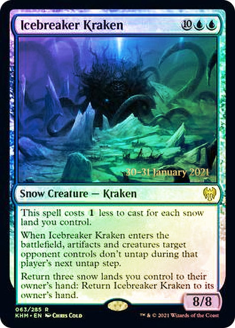 Icebreaker Kraken [Kaldheim Prerelease Promos] | Gamers Paradise