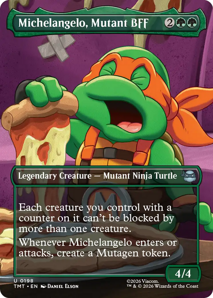 Michelangelo, Mutant BFF (Borderless) [Teenage Mutant Ninja Turtles] | Gamers Paradise