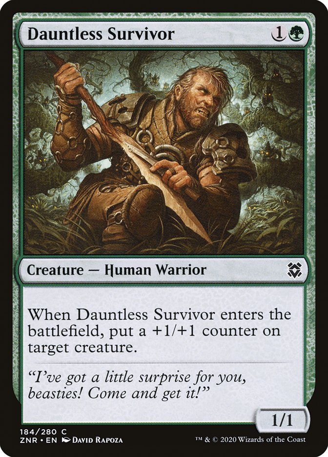 Dauntless Survivor [Zendikar Rising] | Gamers Paradise