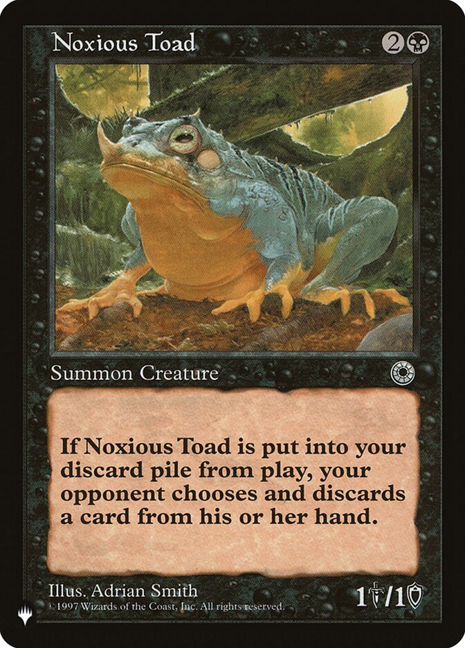 Noxious Toad [The List] | Gamers Paradise
