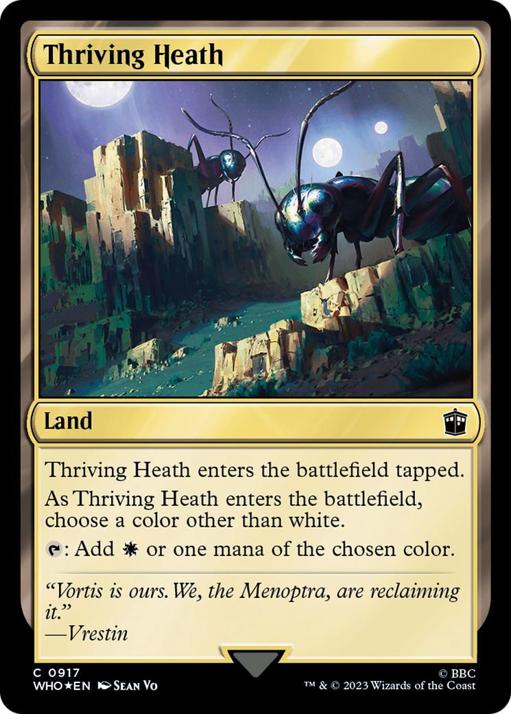 Thriving Heath (Surge Foil) [Doctor Who] | Gamers Paradise