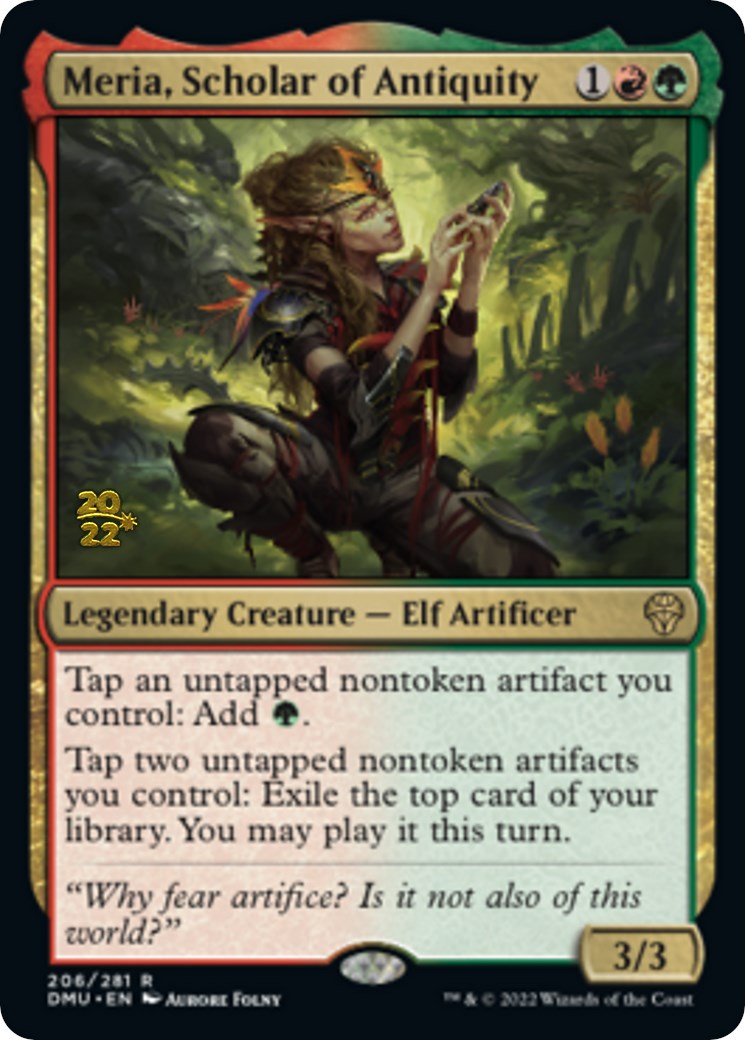 Meria, Scholar of Antiquity [Dominaria United Prerelease Promos] | Gamers Paradise
