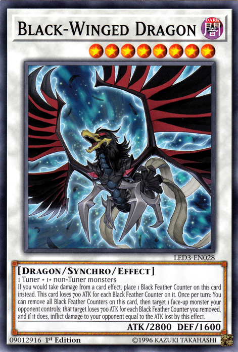 Black-Winged Dragon [LED3-EN028] Common | Gamers Paradise