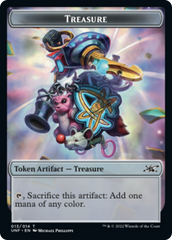 Squirrel // Treasure (013) Double-Sided Token [Unfinity Tokens] | Gamers Paradise