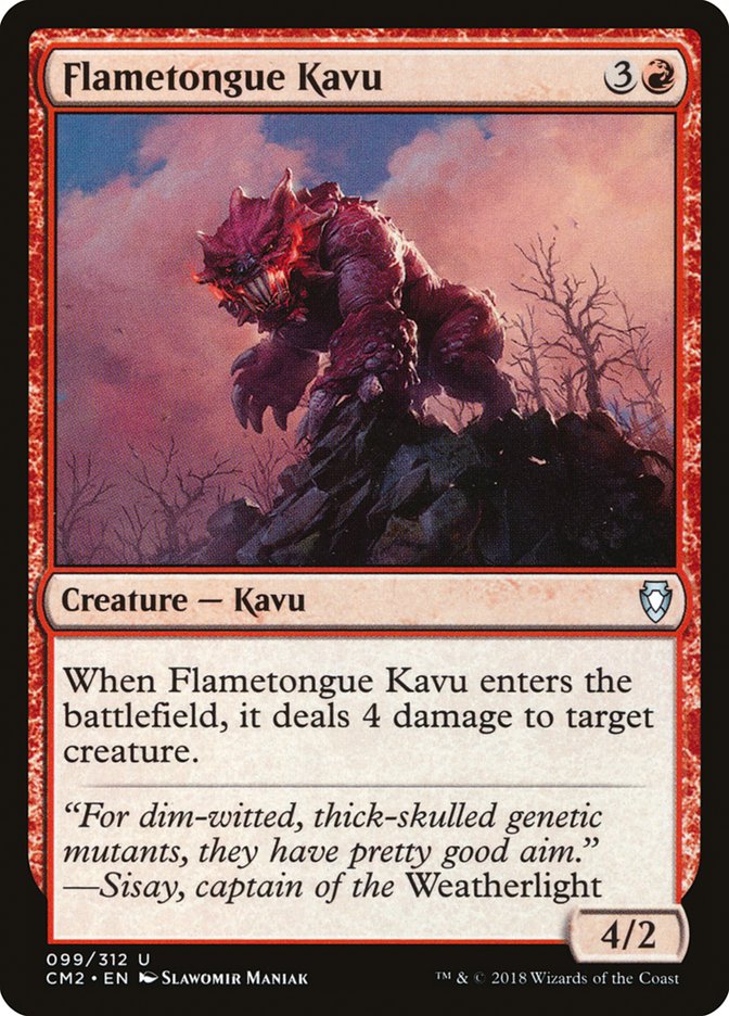 Flametongue Kavu [Commander Anthology Volume II] | Gamers Paradise