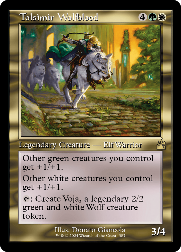 Tolsimir Wolfblood (Retro Frame) [Ravnica Remastered] | Gamers Paradise