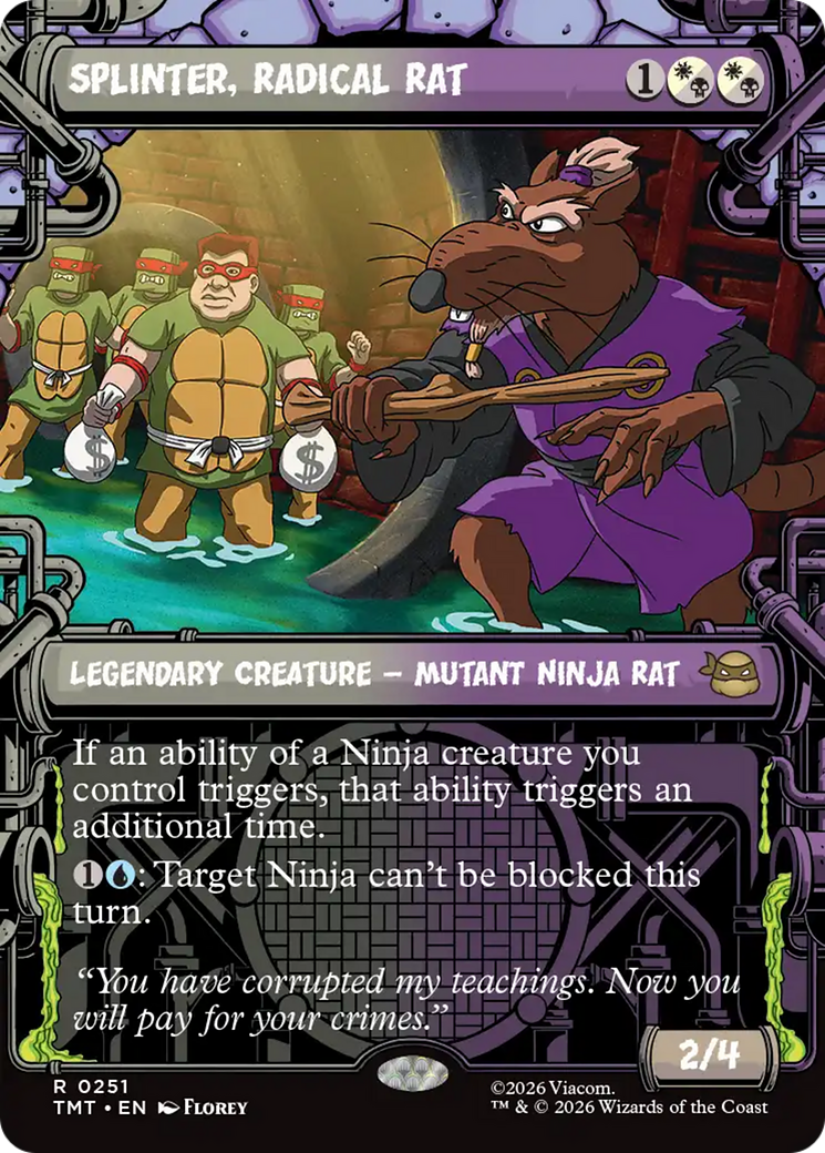Splinter, Radical Rat (Showcase) [Teenage Mutant Ninja Turtles] | Gamers Paradise