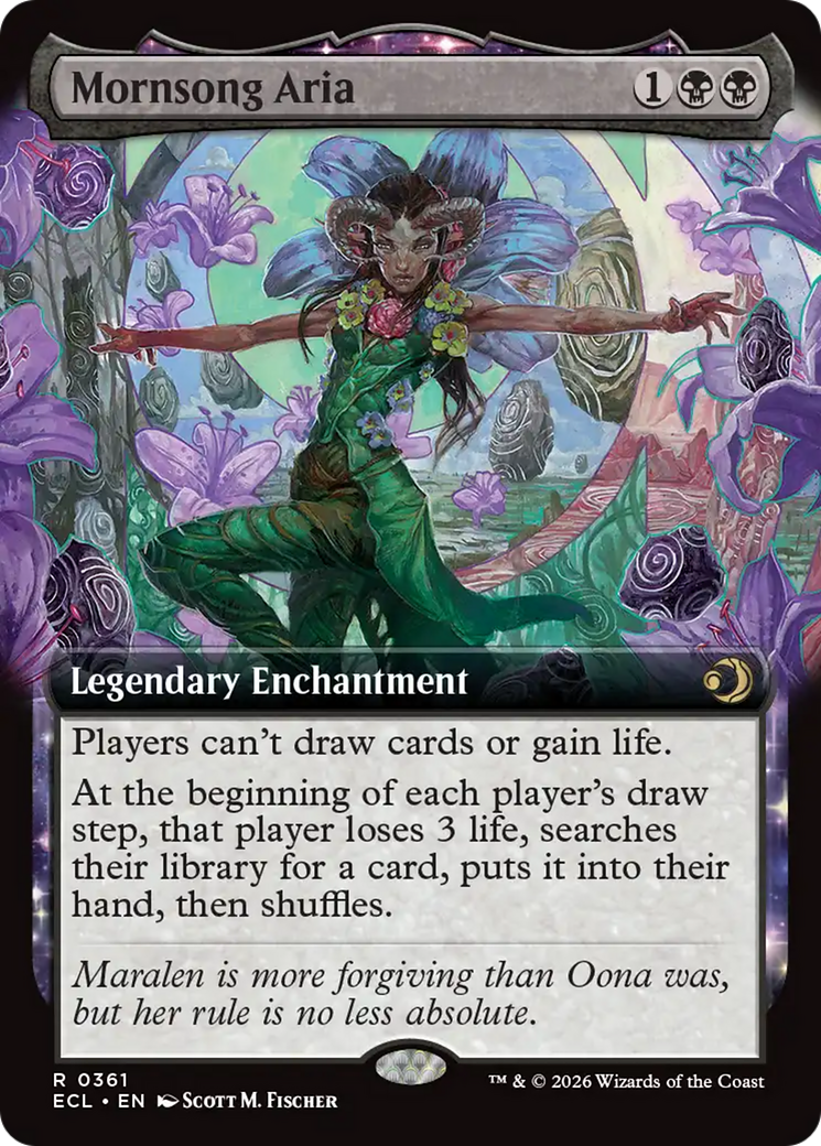 Mornsong Aria (Extended Art) [Lorwyn Eclipsed] | Gamers Paradise
