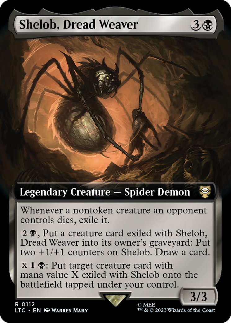 Shelob, Dread Weaver (Extended Art) [The Lord of the Rings: Tales of Middle-Earth Commander] | Gamers Paradise