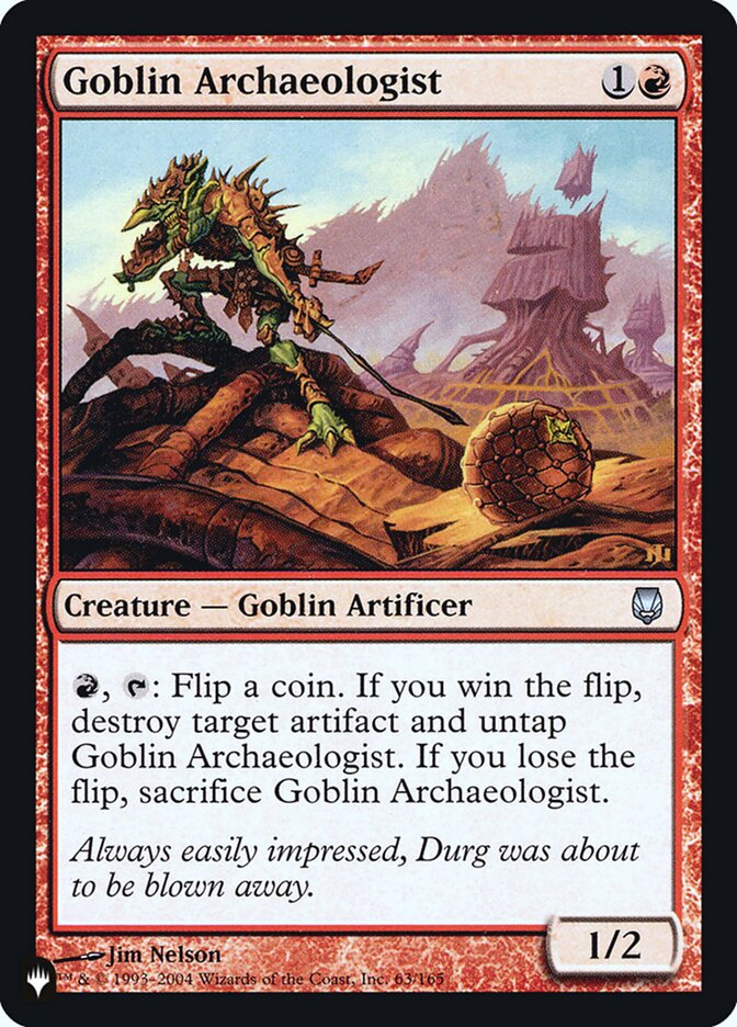 Goblin Archaeologist [Secret Lair: Heads I Win, Tails You Lose] | Gamers Paradise
