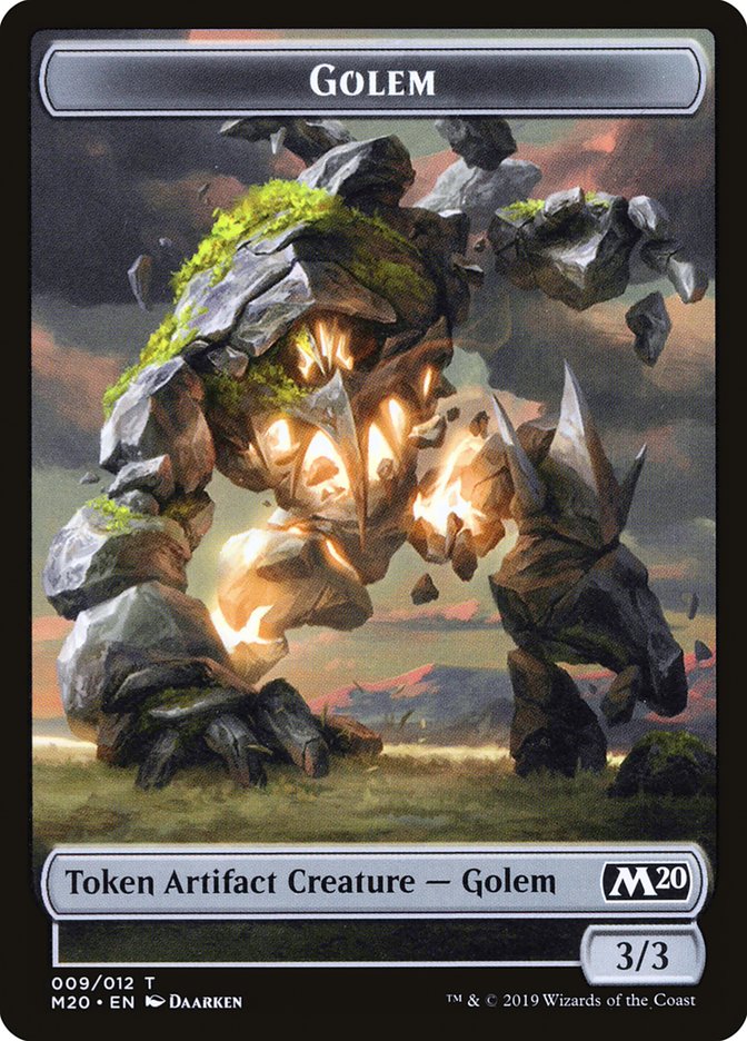 Golem Token [Core Set 2020 Tokens] | Gamers Paradise