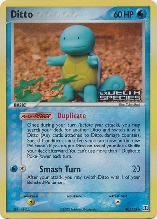 Ditto (40/113) (Stamped) [EX: Delta Species] | Gamers Paradise