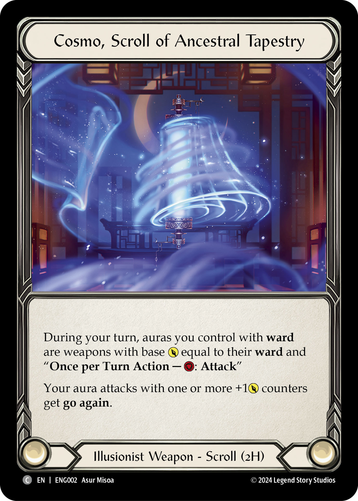 Cosmo, Scroll of Ancestral Tapestry [ENG002] (Part the Mistveil Enigma Blitz Deck) | Gamers Paradise