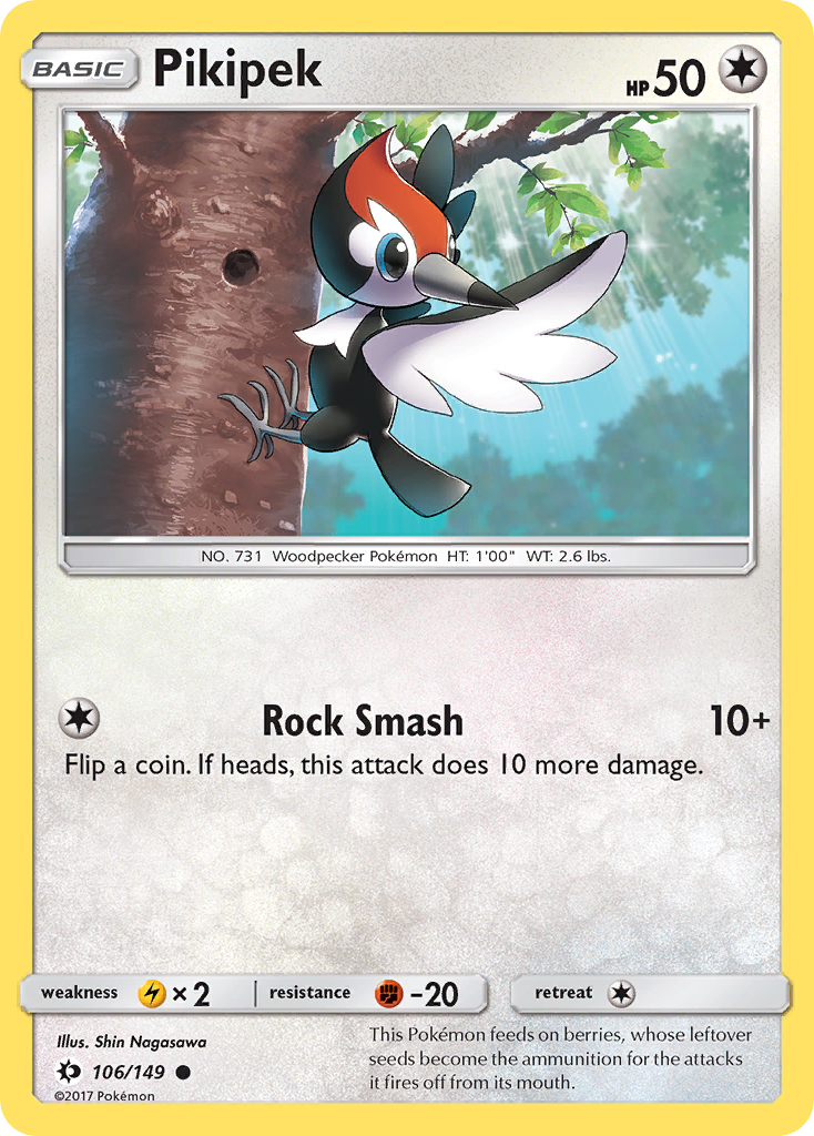 Pikipek (106/149) [Sun & Moon: Base Set] | Gamers Paradise