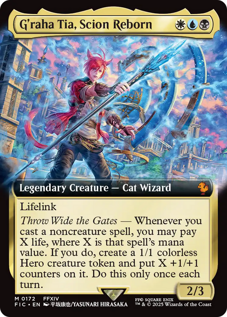 G'raha Tia, Scion Reborn (Extended Art) [FINAL FANTASY Commander] | Gamers Paradise