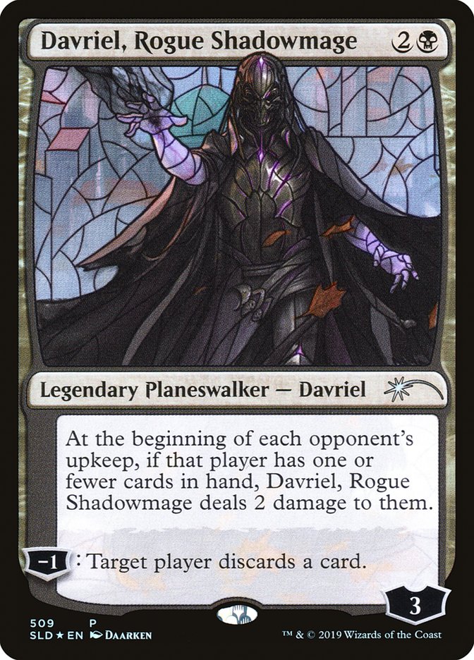 Davriel, Rogue Shadowmage (Stained Glass) [Secret Lair Drop Promos] | Gamers Paradise