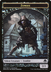 Zombie // Zombie Double-Sided Token [Eldritch Moon Prerelease Promos] | Gamers Paradise