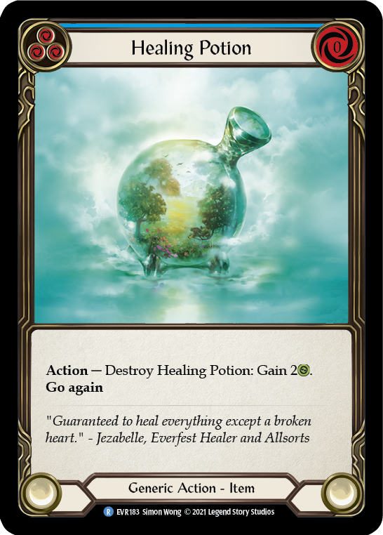 Healing Potion [EVR183] (Everfest)  1st Edition Cold Foil | Gamers Paradise