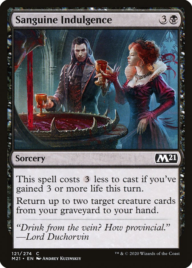 Sanguine Indulgence [Core Set 2021] | Gamers Paradise