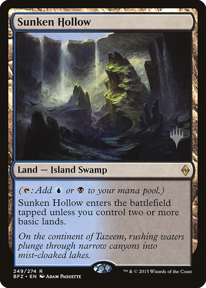 Sunken Hollow [Battle for Zendikar Promos] | Gamers Paradise