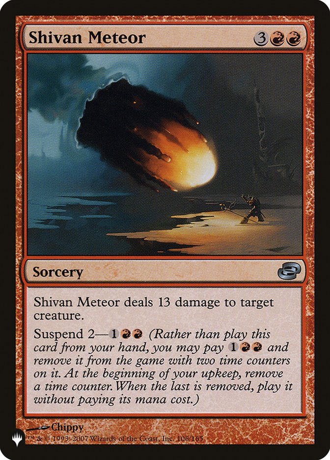 Shivan Meteor [The List] | Gamers Paradise