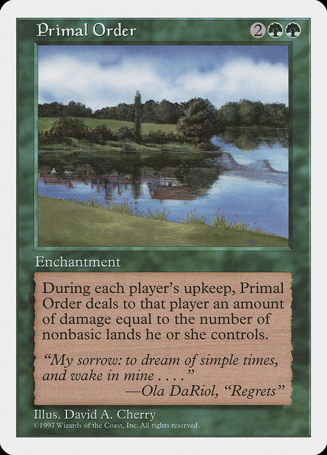 Primal Order [Fifth Edition] | Gamers Paradise
