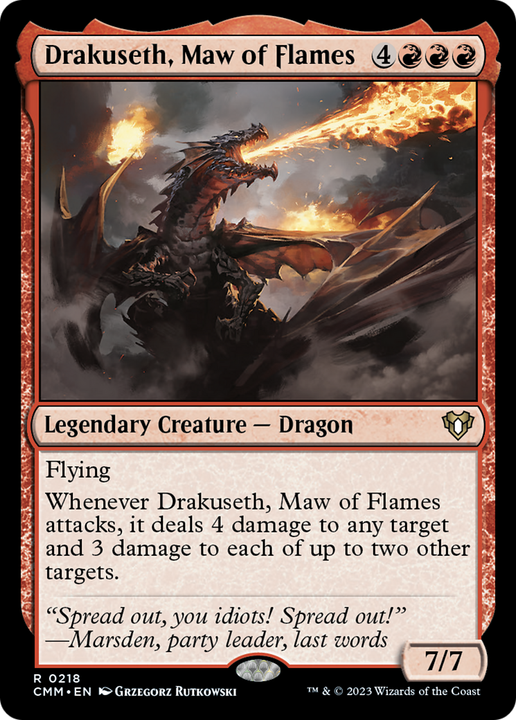 Drakuseth, Maw of Flames [Commander Masters] | Gamers Paradise