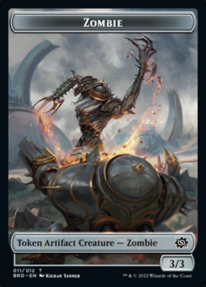 Zombie Token [The Brothers' War Tokens] | Gamers Paradise