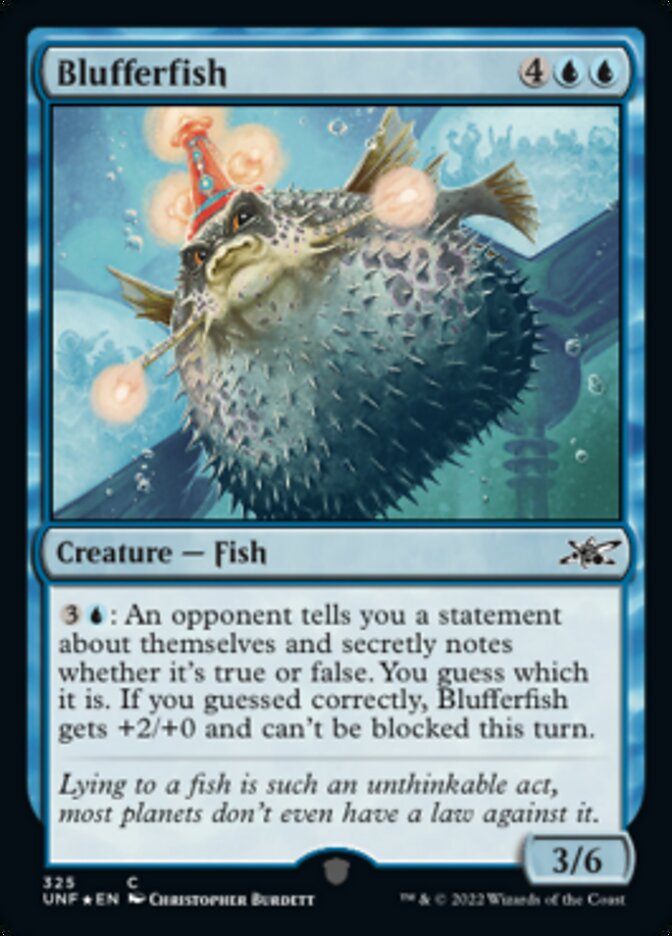 Blufferfish (Galaxy Foil) [Unfinity] | Gamers Paradise