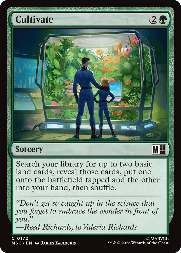 Cultivate (Surge Foil) [Marvel Super Heroes Commander] | Gamers Paradise