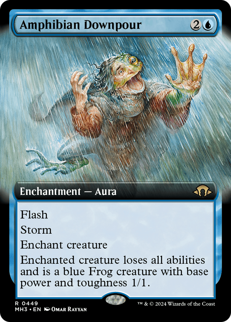 Amphibian Downpour (Extended Art) [Modern Horizons 3] | Gamers Paradise