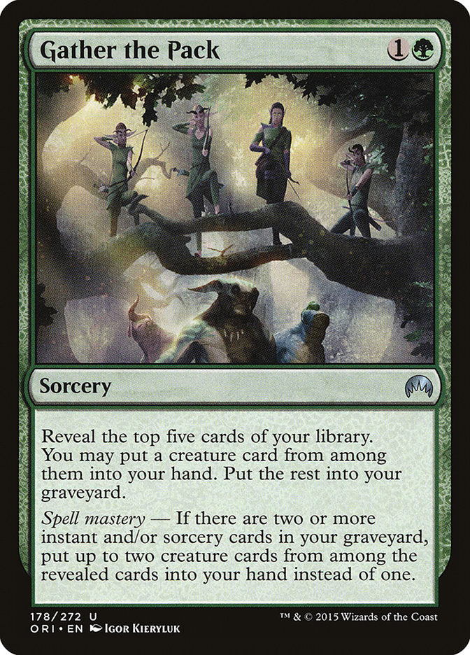 Gather the Pack [Magic Origins] | Gamers Paradise