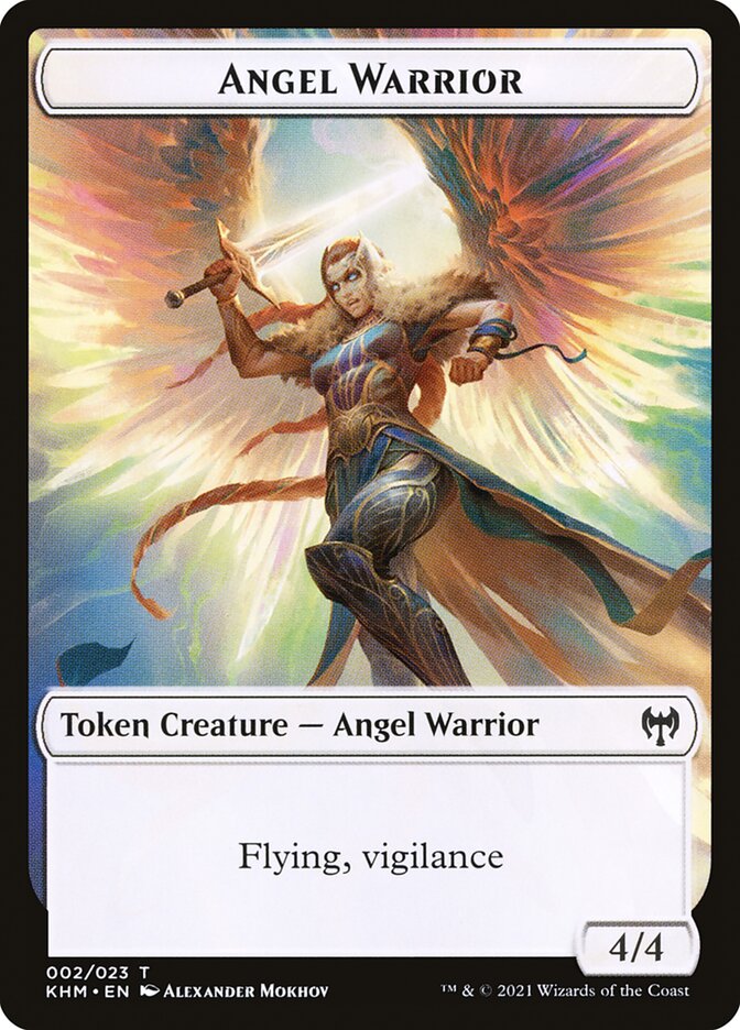 Elf Warrior // Angel Warrior Double-Sided Token [Kaldheim Tokens] | Gamers Paradise