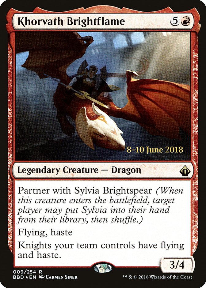 Khorvath Brightflame [Battlebond Prerelease Promos] | Gamers Paradise